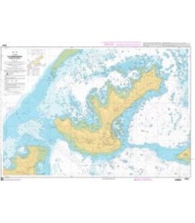 OceanGrafix French (SHOM) Nautical Chart 6463 Île Mangareva - Passe de lOuest
