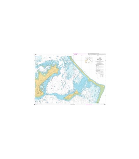 OceanGrafix French (SHOM) Nautical Chart 6464 Îles Mangareva - Rikitea - Totegegie