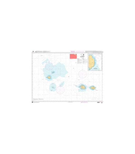 OceanGrafix French (SHOM) Nautical Chart 6498 Îles Crozet
