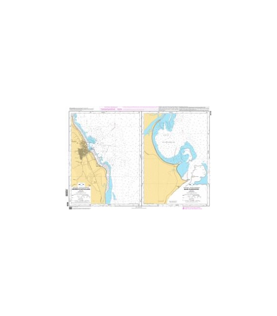 OceanGrafix French (SHOM) Nautical Chart 6539 Abords dAntalaha