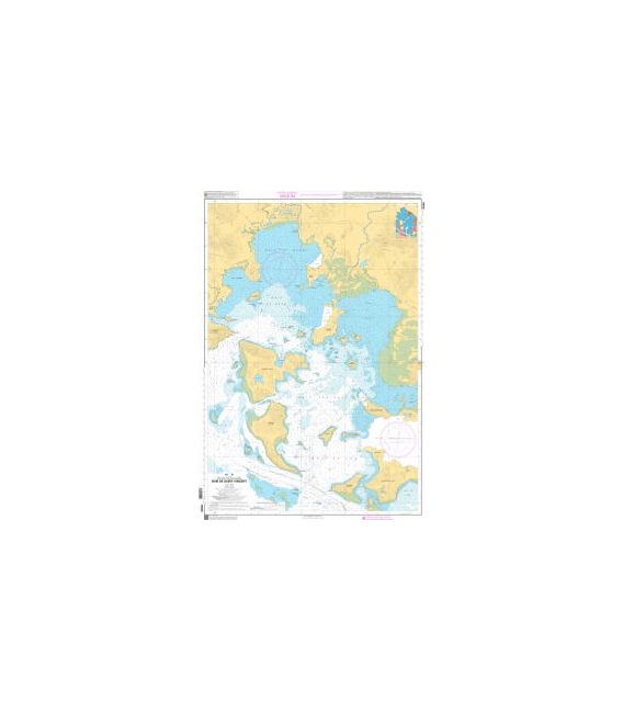 OceanGrafix French (SHOM) Nautical Chart 6540 Baie de Saint-Vincent