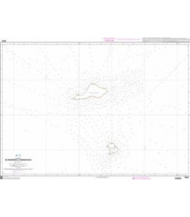 OceanGrafix French (SHOM) Nautical Chart 6604 De Mururoa à Fangataufa