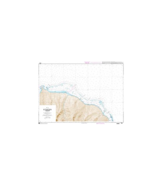 OceanGrafix French (SHOM) Nautical Chart 6605 De la Pointe Vénus à Mahaena