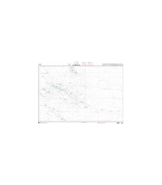 OceanGrafix French (SHOM) Nautical Chart 6607 Polynésie Sud-Est