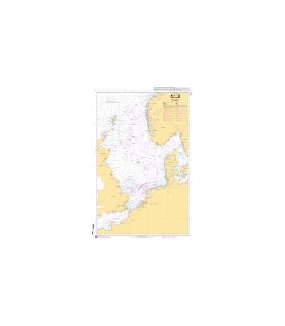 OceanGrafix French (SHOM) Nautical Chart 6608 Mer du Nord