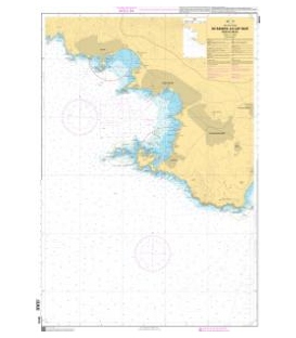 OceanGrafix French (SHOM) Nautical Chart 6610 De Bandol au Cap Sicié - Rade du Brusc