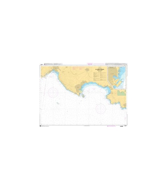 OceanGrafix French (SHOM) Nautical Chart 6612 De Cassis à Bandol - Baie de La Ciotat