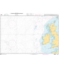 OceanGrafix French (SHOM) Nautical Chart 6618 Atterrages Ouest des Iles Britanniques