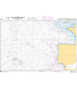 OceanGrafix French (SHOM) Nautical Chart 6623 De La Manche au Détroit de Gibraltar et à larchipel des Açores