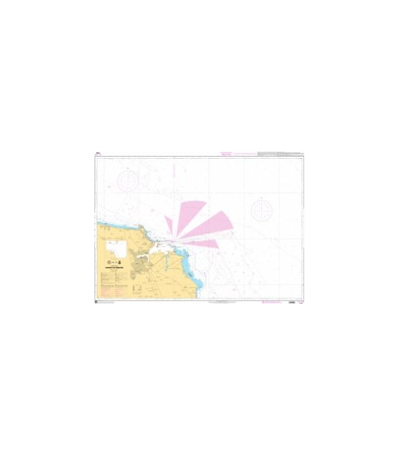 OceanGrafix French (SHOM) Nautical Chart 7193 Abords de Brindisi