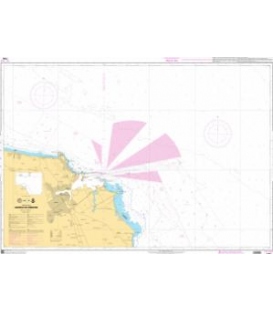 OceanGrafix French (SHOM) Nautical Chart 7193 Abords de Brindisi