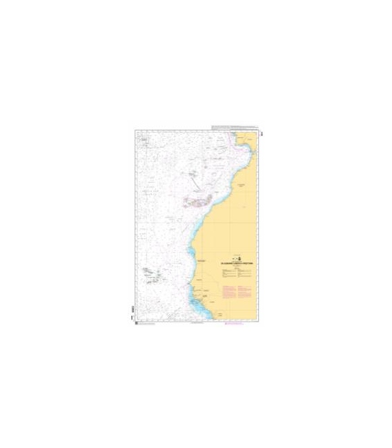 OceanGrafix French (SHOM) Nautical Chart 6624 De Lisbonne (Lisboa) à Freetown