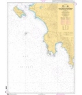 OceanGrafix French (SHOM) Nautical Chart 7195 Côte Ouest du Péloponnèse - De Nísos Zákinthos à Ákra Taínaro
