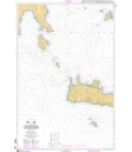 OceanGrafix French (SHOM) Nautical Chart 7196 Côte Sud de Grèce - De Ákra Taínaro à Nísos Mílos et partie Ouest de Nísos Kríti