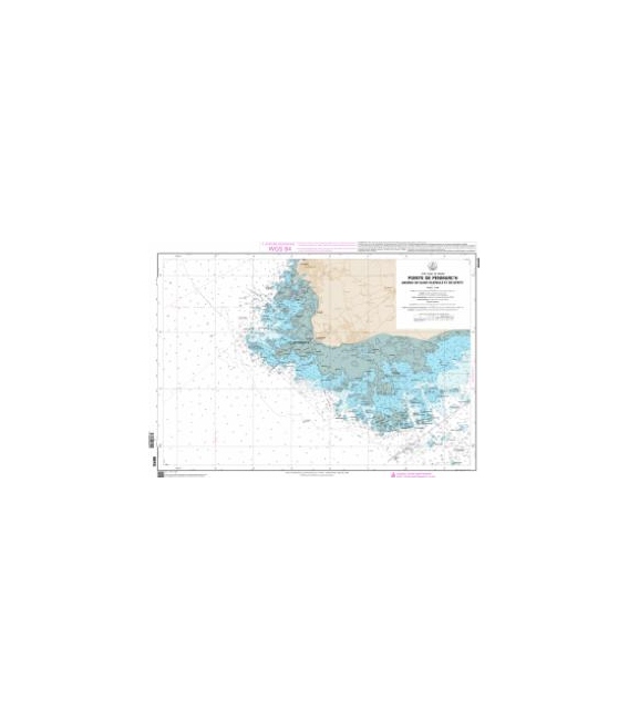 OceanGrafix French (SHOM) Nautical Chart 6645 Pointe de Penmarch - Abords de Saint-Guénolé et de Kérity - Penmarch, St-Guénolé