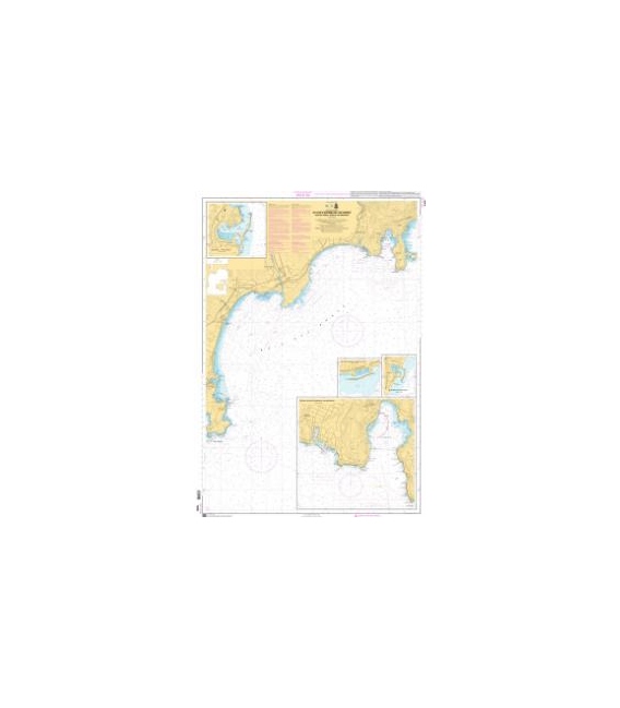 OceanGrafix French (SHOM) Nautical Chart 7200 Du Cap dAntibes au Cap Ferrat - Baie des Anges - Rade de Villefranche