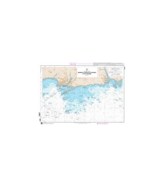 OceanGrafix French (SHOM) Nautical Chart 6646 Abords et Ports du Guilvinec et de Lesconil