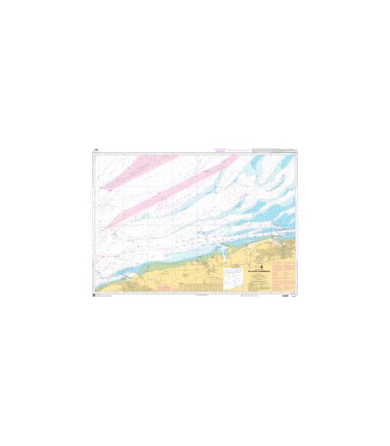 OceanGrafix French (SHOM) Nautical Chart 6651 De Calais à Dunkerque