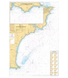 OceanGrafix French (SHOM) Nautical Chart 7192 De Promontorio Argentario à Capo Linaro