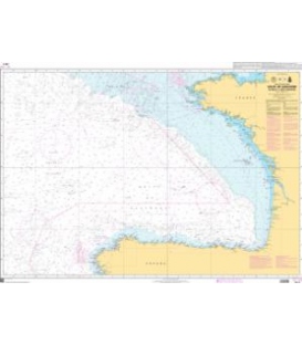 OceanGrafix French (SHOM) Nautical Chart 7211 Golfe de Gascogne - De Brest à Cabo Finisterre
