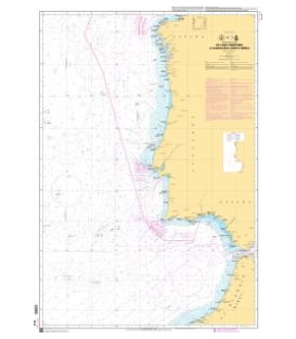 OceanGrafix French (SHOM) Nautical Chart 7212 De Cabo Finisterre à Casablanca (Dâr el Beïda)