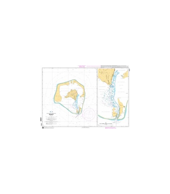 OceanGrafix French (SHOM) Nautical Chart 7213 Maupiti