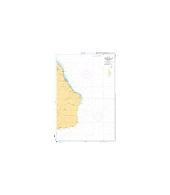 OceanGrafix French (SHOM) Nautical Chart 7222 La Réunion - Partie Est - De la Pointe de la Rivière du Mât à la Pointe Marcellin