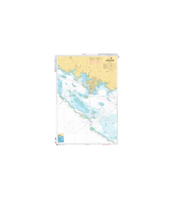 OceanGrafix French (SHOM) Nautical Chart 6687 Abords de Nouméa - Passes de Boulari et de Dumbéa