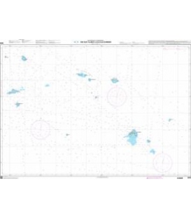 OceanGrafix French (SHOM) Nautical Chart 6692 Des Îles Tuamotu aux Îles Gambier