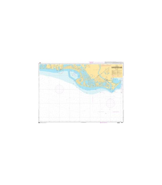 OceanGrafix French (SHOM) Nautical Chart 6693 De Saintes-Maries-de-la-Mer à Port-Saint-Louis-du-Rhône