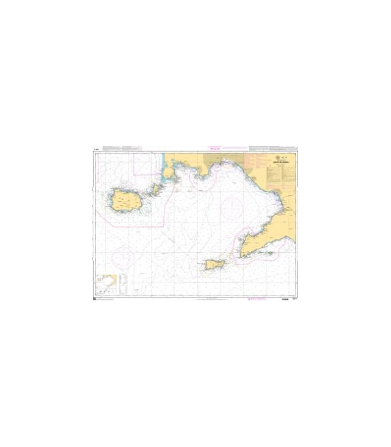 OceanGrafix French (SHOM) Nautical Chart 6711 Golfe de Napoli