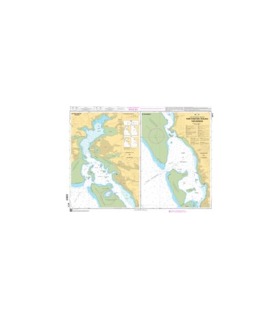 OceanGrafix French (SHOM) Nautical Chart 6717 Port Phaeton (Teauaa) - Tapuaeraha