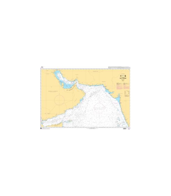OceanGrafix French (SHOM) Nautical Chart 6734 Mer dArabie