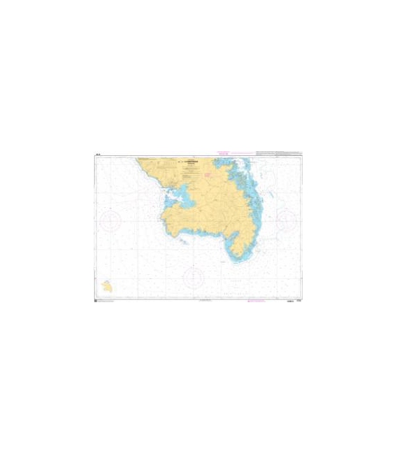 OceanGrafix French (SHOM) Nautical Chart 6738 La Martinique - Partie Sud