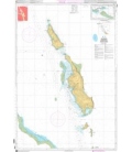 OceanGrafix French (SHOM) Nautical Chart 7758 Îles Belep - Îles Pott et Art - Îles Daos du Nord