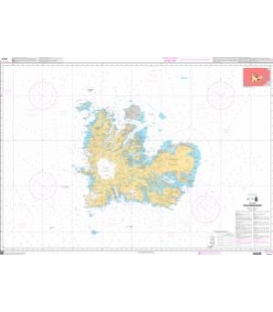OceanGrafix French (SHOM) Nautical Chart 6741 Îles Kerguelen