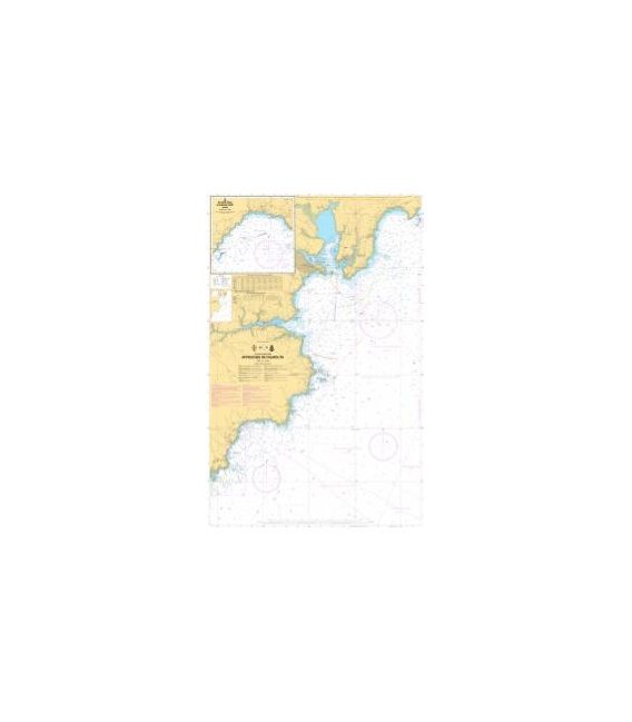 OceanGrafix French (SHOM) Nautical Chart 6747 Approches de Falmouth