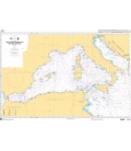 OceanGrafix French (SHOM) Nautical Chart 6757 Du Détroit de Gibraltar au Canal de Sicile