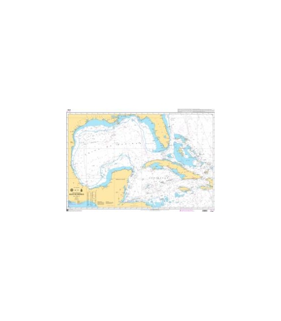 OceanGrafix French (SHOM) Nautical Chart 6761 Golfe du Mexique