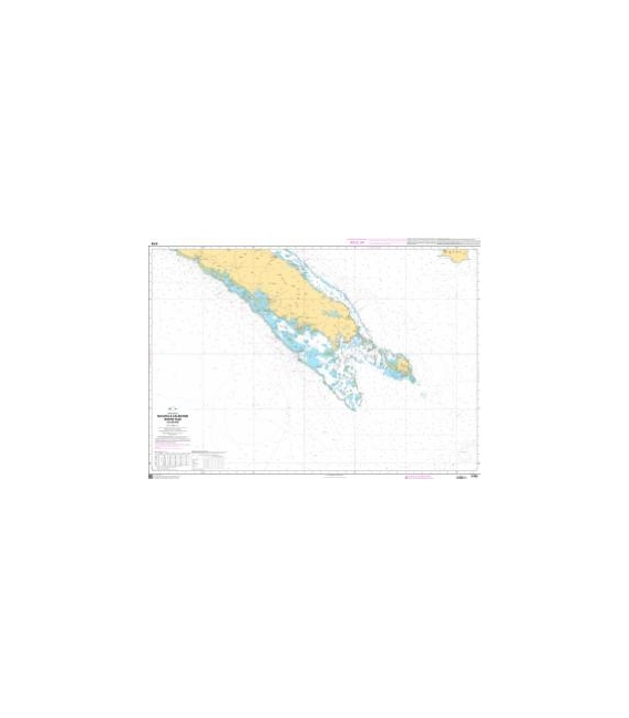 OceanGrafix French (SHOM) Nautical Chart 6768 Nouvelle-Calédonie (partie Sud) - Ile des Pins