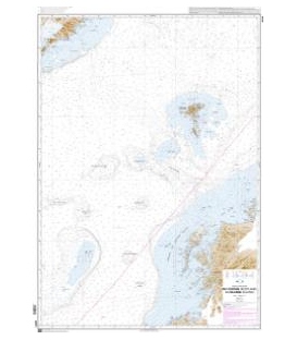 OceanGrafix French (SHOM) Nautical Chart 6771 De lÉcosse (Scotland) à lIslande (Island)