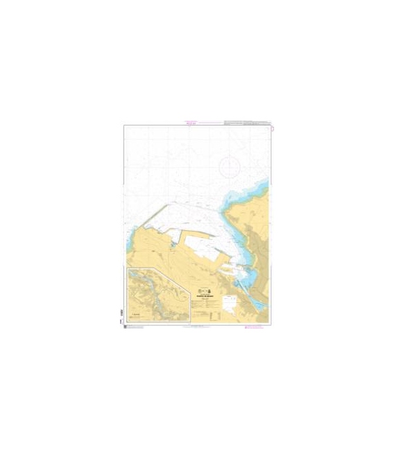 OceanGrafix French (SHOM) Nautical Chart 6774 Puerto de Bilbao