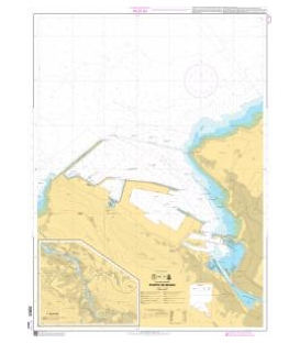 OceanGrafix French (SHOM) Nautical Chart 6774 Puerto de Bilbao