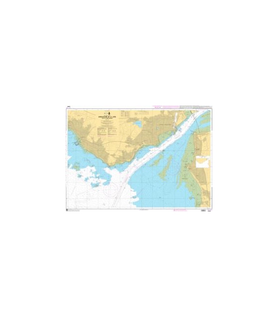 OceanGrafix French (SHOM) Nautical Chart 6797 Embouchure de la Loire - Port de Saint-Nazaire