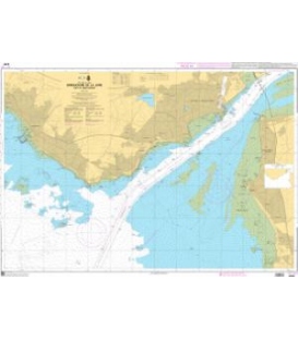 OceanGrafix French (SHOM) Nautical Chart 6797 Embouchure de la Loire - Port de Saint-Nazaire
