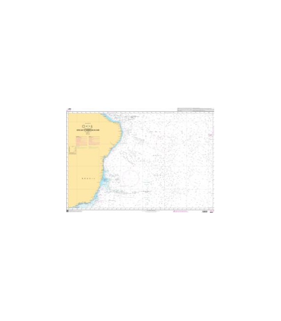 OceanGrafix French (SHOM) Nautical Chart 6807 Côte Est dAmérique du Sud