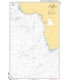 OceanGrafix French (SHOM) Nautical Chart 6808 Océan Atlantique Sud - Partie Est - Partie Est