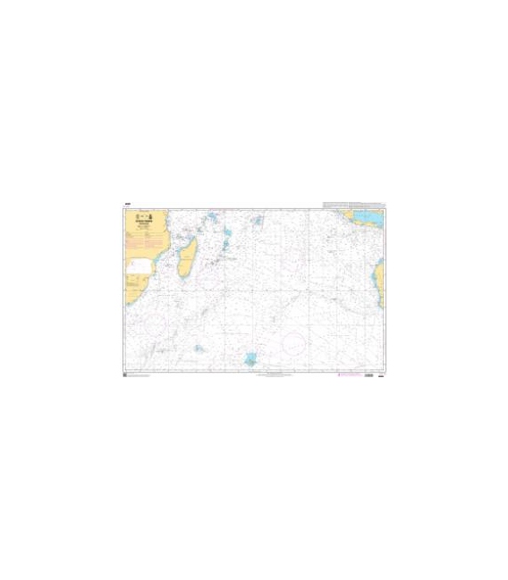 OceanGrafix French (SHOM) Nautical Chart 6809 Océan Indien - Partie Sud