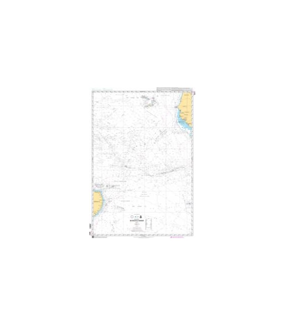 OceanGrafix French (SHOM) Nautical Chart 6813 De Récife à Dakar