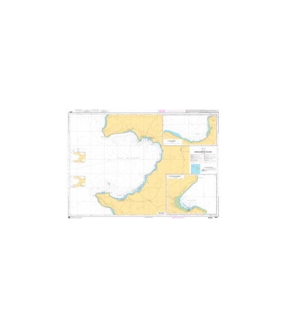 OceanGrafix French (SHOM) Nautical Chart 6820 Mouillages de lÎle Lifou - Baie du Santal